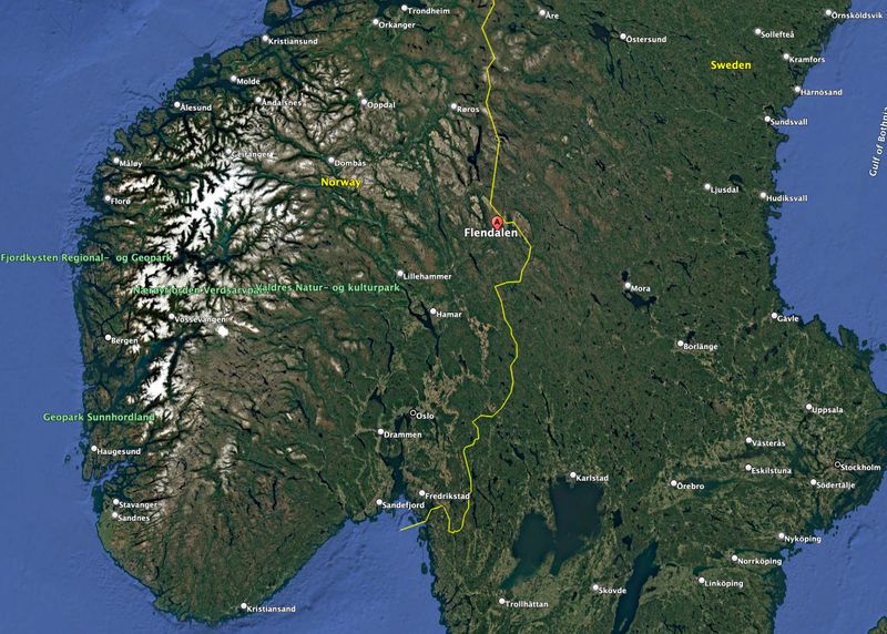 Flendalen er satt på kartet
