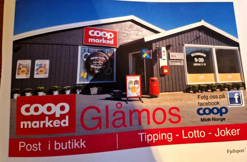 Takk til Coop på Glåmos