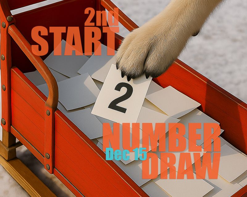 Snart tid for andre trekning av startnummer
