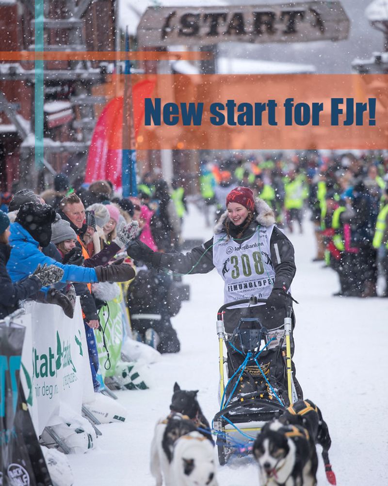  Femundløpets juniorklasse starter i Kjerkgata!